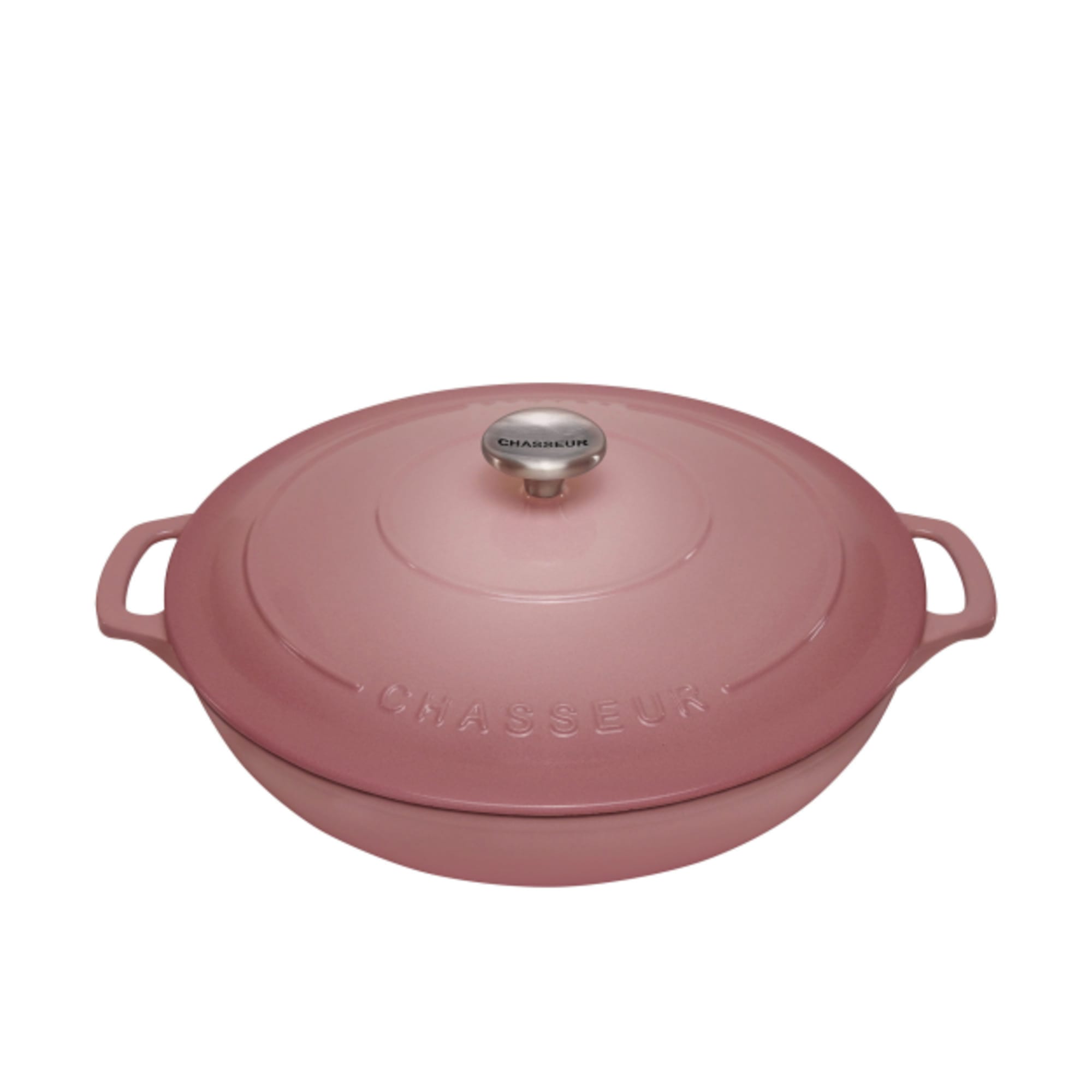 Chasseur Round Casserole 30cm - 2.5L Matte Black | Kitchen Warehouse